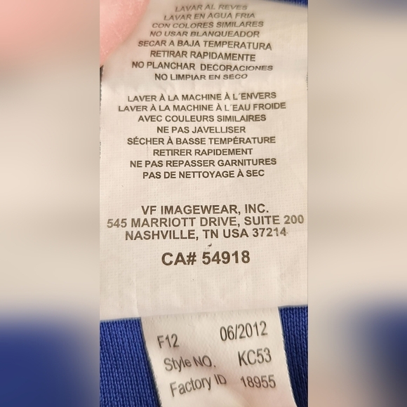 Vintage Buffalo Bills Warmup Jacket Blue And Red NFL Team Apparel Men's Size Lg - Picture 11 of 11